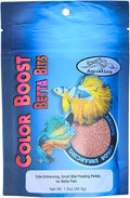 Color Boost Betta Bits - Color Enhancing, Floating Pellet Daily Diet - Betta Food (1.5 oz)