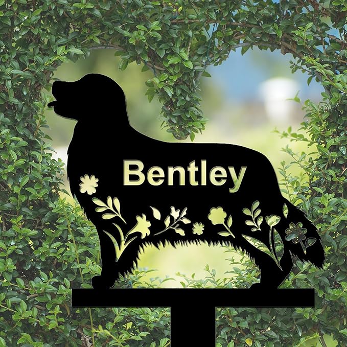 Personalized Dog Memorial Stake, Dog Grave Marker, in Memorial of Dog, Dog Loss Gift, Dog Name Sign Pet Sympathy Gift