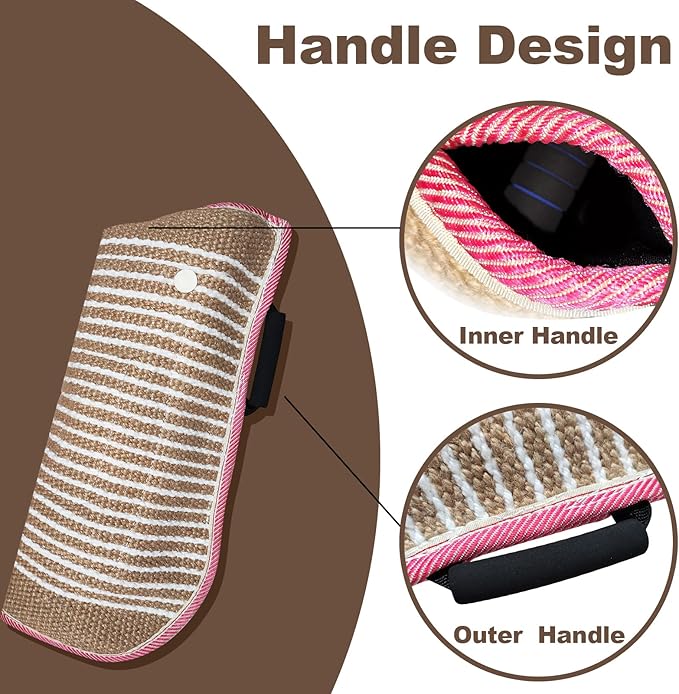 Professional Dog Bite Training Set - Tough Dog Bite Sleeve, Protection for K9, Pitbull, German Shepherd (4 Pack)