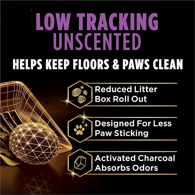 Purina Tidy Cats Performance Plus Tidy Feet Low Tracking Unscented Clumping Multi Cat Litter - 22 lb box