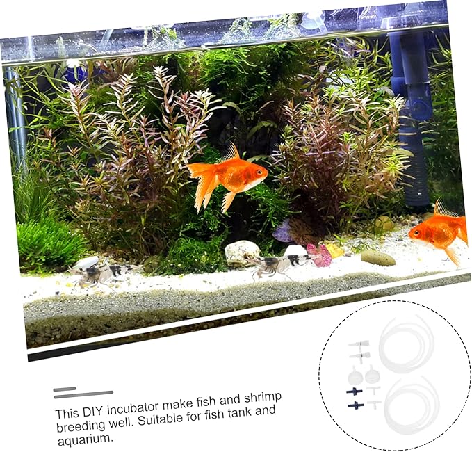 Totority 2sets Shrimp Hatching Kit DIY Artemia Incubator Soda Bottle Accessories for Home Aquarium Easy to Use Brine Shrimp Hatchery Tool Made of Safe
