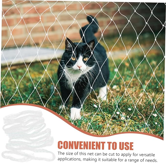 Milisten 1set Cat Balcony Net Pet Safety Netting for Cats Fall Barrier for Stairs Balconies Secure Outdoor Peace of Mind for Pet Owners