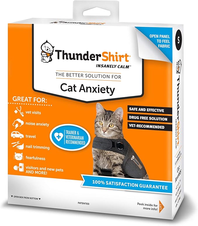 ThunderShirt For Cats, Grey, Large ( > 13 lbs)