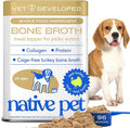 Native Pet Bone Broth for Dogs and Cats - Turkey Bone Broth Powder Dog Food Toppers for Picky Eaters - Provides Extra Nutrition for Joint Strength, Immune Support & Heart Health - 96 Scoops