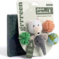 Cat Toys | Plush Toy Earth Animals (Value 5-Pack) Cat Toys for Indoor Cats | Eco Friendly Toy Made from Non Toxic Materials