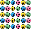 Skylety 32 Pieces Cat Soccer Balls Foam Sponge Football Cat Interactive Cats Soccer Toy Sports Ball for Kitten Pet
