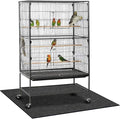 Nuanchu Large Bird Cage Mat, 30 x 36 Inch Under Pet Cage Mat, Absorbent/Waterproof Felt Pad for Bird Cages, Reptile Aquariums, Dog Kennels, with Non-Slip Backing for Hard Floors and Surfaces