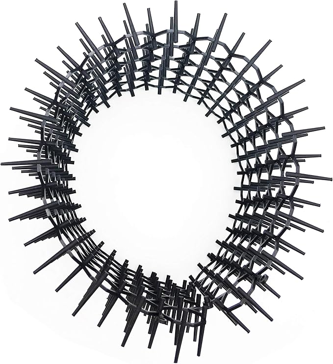 Cat Scat Mat Plastic Spike Keep cat away 6.5' Black 1pcs