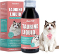 Just Try 3.38 fl oz Taurine Supplement & L-Lysine for Cats Feline Heart Health Immune Support - Sneezing, Runny Nose and Watery Eyes - Chicken Flavor 100ml