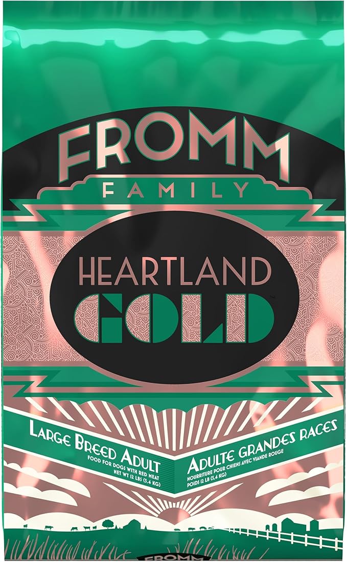 Fromm Heartland Gold Large Breed Adult Dog Food - Dry Dog Food for Large & Giant Breeds - Beef Recipe - 12 lb