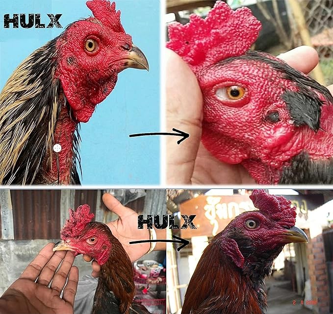 HULX 2 PCS, Rooster Booster Chicken Wound Care Skin Soother Healing 30 CC. Protection & Quickly Recover Skin Heal Wounds Pain Fast Dries Work Well for Sore Mouth Face Feet Poultry Bird