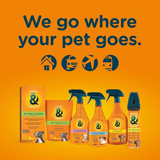 Chaos & Cuddles 50966 Pet Stain and Odor Remover - 18 fl Oz.