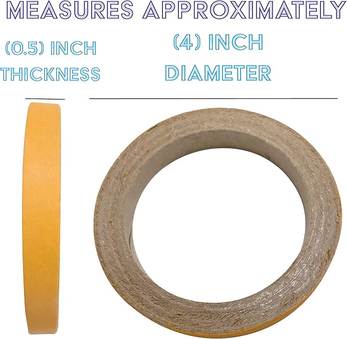 8014 Big 4 Inch Donuts Pk18 - Large Size Compressed Cardboard Chewable Bird Foot Toys, Bright Outer Paper Strip, Lots of Shreddable Layers, Great for Med to Large Size Birds