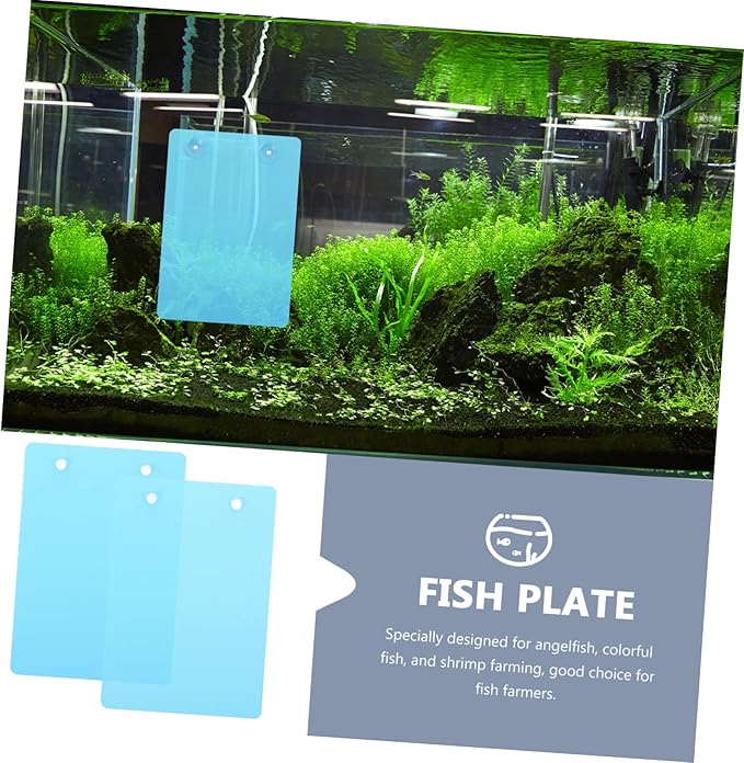 Breeding Incubator Plastic Fish Bowls 2pcs Detachable Breeding Plate Slate for Fish Box Plate Tank Supplies Breeder Box for Tank Breeder Light