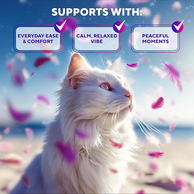 Beloved Pets Cat Calming Diffuser & Pet Anti Anxiety Products - Feline Calm Pheromones Plug in & Cats Stress Relief Comfort Helps with Pee, New Zone, Aggression