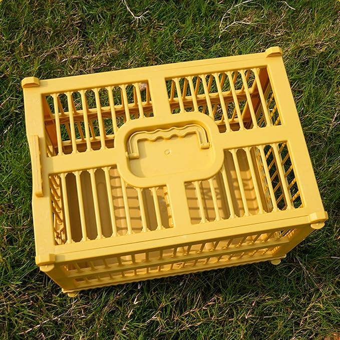 Bird Carrier Travel Cage,Transport Cage with Standing Perch for Birds,Lightweight Parrot Carrier | for Parrot Parakeet Cockatiel Conure Finch Lovebird Cockatoo Travel Indoor Outdoor Walking
