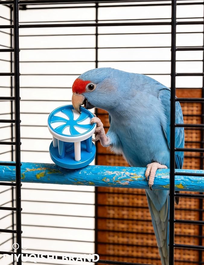 18-Pack Bird Toys for Parrots – Colorful Bells & Woven Balls for Fun Exercise & Mental Stimulation, Fits Small to Large Birds (1.5'' - 5.5'')