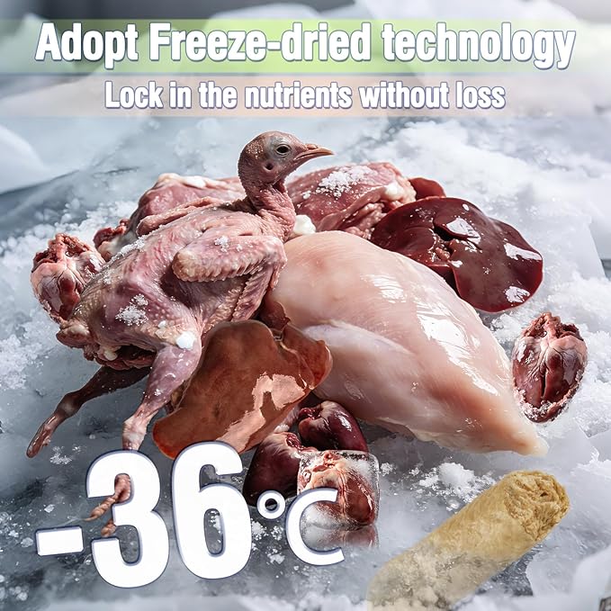 Freezed Drying Cat Chew Sticks Pigeon Flavor, Cat Teething Sticks for Teeth Cleaning Dental Care, Cats Chew Toys for Fresh Breath