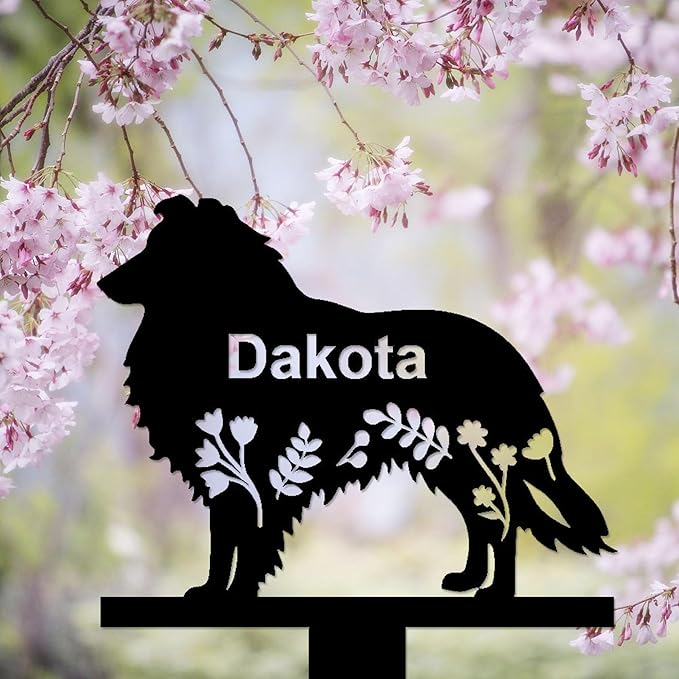 Personalized Dog Memorial Stake, Dog Grave Marker, in Memorial of Dog, Dog Loss Gift, Dog Name Sign Pet Sympathy Gift