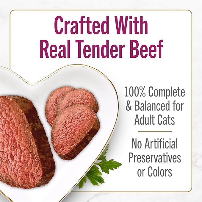 Purina Fancy Feast Petites Tender Beef Entree With Carrots in Gravy Gourmet Wet Cat Food - (Pack of 12) 2.8 oz. Tubs