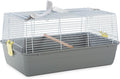Prevue Pet Products Small Animal Travel Carrier - Hamster, Bird, Parakeet, Gerbil, Rabbit, Ferret, Guinea Pig, & Rat Carrier, Easy Pet Transportation, Travel Bird Cage, Lightweight & Portable - Gray