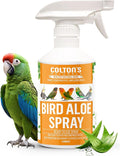 Bird Aloe Vera Spray – Soft Feathers Conditioner & Skin Moisturizer -16 OZ- for Parrots, Cockatiels, Conures & All Birds – Natural Aloe Mist for Molting Relief, Sooths Itchy Dry Skin Feather Plucking