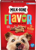 Milk-Bone Flavor Snacks Dog Treats, Small Biscuits, 24 Ounce Crunchy Texture Helps Reduce Tartar