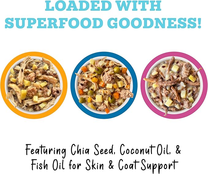 Weruva Awesome Shiny Wet Dog Food, Coat Crusader Variety Pack, 6oz Can (Pack of 9)
