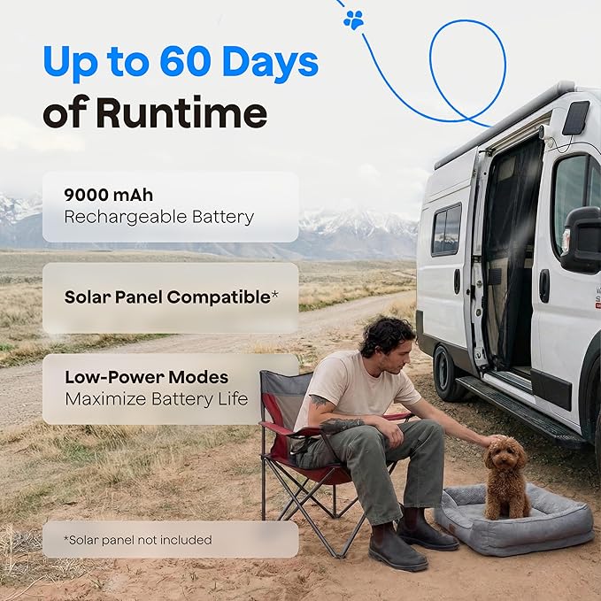 Waggle RV 4G LTE Pet Monitor Lite + 4G Cellular Security Camera - No WiFi? No Problem, Temperature & Humidity Monitor, Real-time Alerts - 2-Way Talk, Night Vision - Supports Varizon, AT&T & T-Mobile