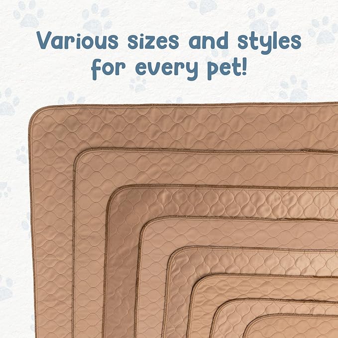 EZwhelp Reusable Dog Pee Pads - Waterproof Training Pads for Dogs - Washable & Sanitary - Rounded Corners - Laminated, Lightweight, Durable - Pet Essentials for Puppy Training and Whelping - 48" x 60"