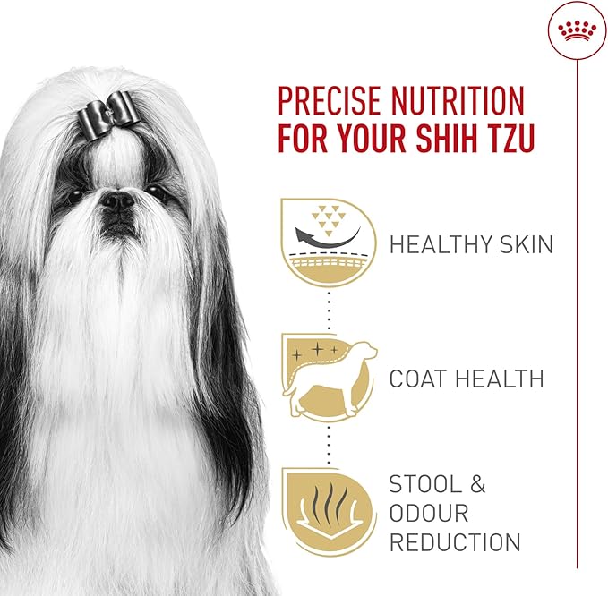 Royal Canin Breed Health Nutrition Shih Tzu Adult Dry Dog Food, 2.5 lb Bag