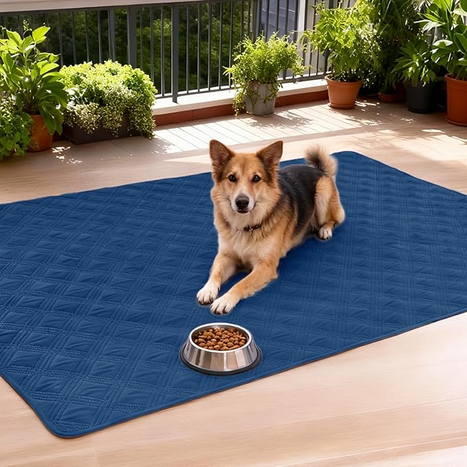 hyha Waterproof Dog Blanket, Reversible Pet Bed Blanket, Soft Sofa Couch Cover for Dogs Washable, Waterproof Pet Couch Covers for Sofa Puppy Cats Furniture Protector(30"x70", Navy Blue/Navy Blue)