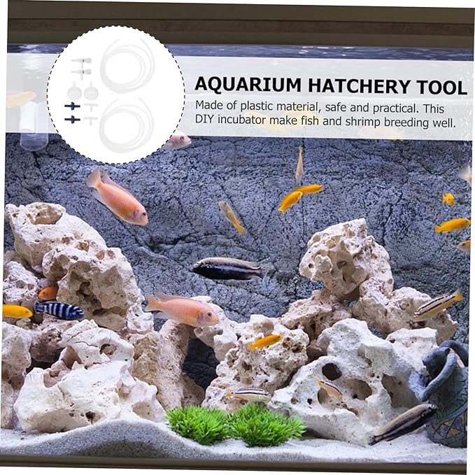 2 Sets DIY Shrimp Hatchery Kit with Soda Bottle Accessories Brine Shrimp Incubator Tool for Fish Egg Hatching Easy to Install and Clean Aquarium Breeding Equipment