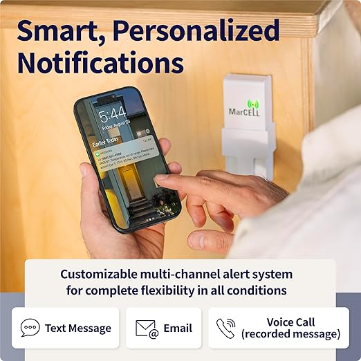 MarCELL Pet Watch Bundle (Verizon) – Cellular Temperature Monitor, Humidity & Power Monitor for RV Pet Safety, RV Pet Monitor and Alarm