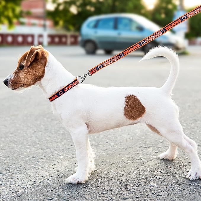 NFL PET Leash Chicago Bears Dog Leash, Medium Football Team Leash for Dogs & Cats. A Shiny & Colorful Cat Leash & Dog Leash Licensed by The NFL