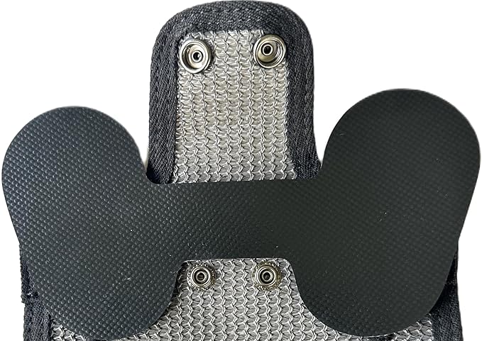 DOWN UNDER OUTDOORS 2 Pack Small Chicken Saddles for Bantams and Young Birds, Includes Shoulder Covers (Extra Long Small Grey Mesh)