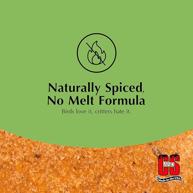 C&S Hot Pepper Delight No Melt Suet Dough 11.75 Ounces,(Pack of 16)
