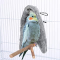 Comfort Corner Fleece Bird Blanket Parrot Cage Snuggle Hut Warm Bird Nest House Bed Hanging Hammock Toy for Parakeet Cockatiel Pigeon Small Animals Shelter Plush Bedding(Size L)