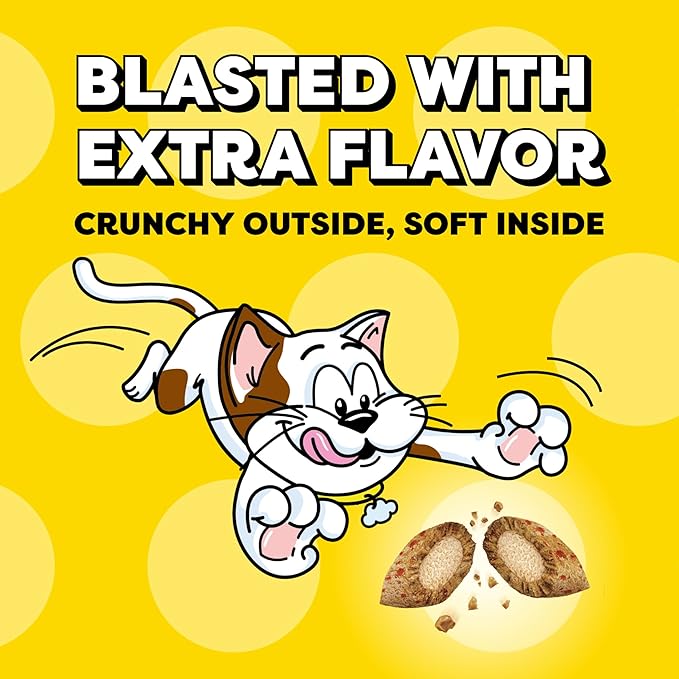 Temptations Wacky Blasts Cat Treats, Cluckin’ Bacon Flavor, 16 oz. Tub