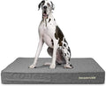 The Dog’s Bed Orthopedic Memory Foam Dog Bed Mattress, Linen Fabric, Grey Linen, XXL, 6-Inch