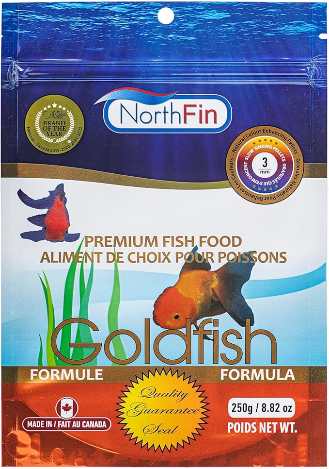 Northfin Goldfish Formula - 3 mm Sinking Pellets - 250 g