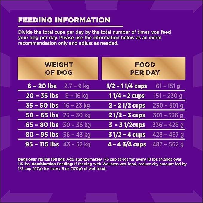 Wellness CORE+ Adult Dry Dog Food with Freeze Dried Pieces, Grain Free Kibble+, Natural, High Protein, Chicken Free, Whitefish, Herring, and Salmon Recipe, 10 lb Bag