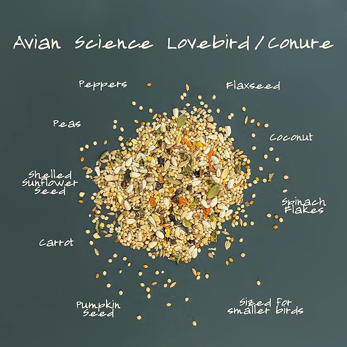 Volkman Avian Science Lovebird & Conure Bird Seed 4 Lb
