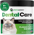 Cat Dental Care Powder - Easier Than Toothpaste - Alternative to Dental Treats for Plaque Removal - Teeth Cleaning Powder with Bactase PET - Breath Freshener for Bad Breath - Oral Care All Ages, Sizes