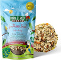 Bird Street Bistro Parrot Food for Parakeets & Cockatiels - Southern Feast - 20 oz - Cooks in 3-15 min, Natural Grains, Fruits & Vegetables - USA Made