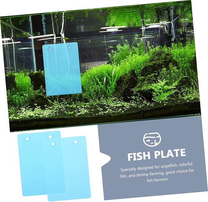 DOITOOL 6pcs Plastic Fish Tank Breeding Plate Cups Easy Install Safety Breeding Board for Fish and Shrimp Farming