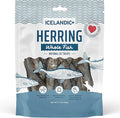 Icelandic+ Whole Fish Herring - 1oz Bag - Cat Treats, Pure Wild-Caught & Air-Dried Pet Chew, Single Ingredient Snack, Just The Fish Nothing Else