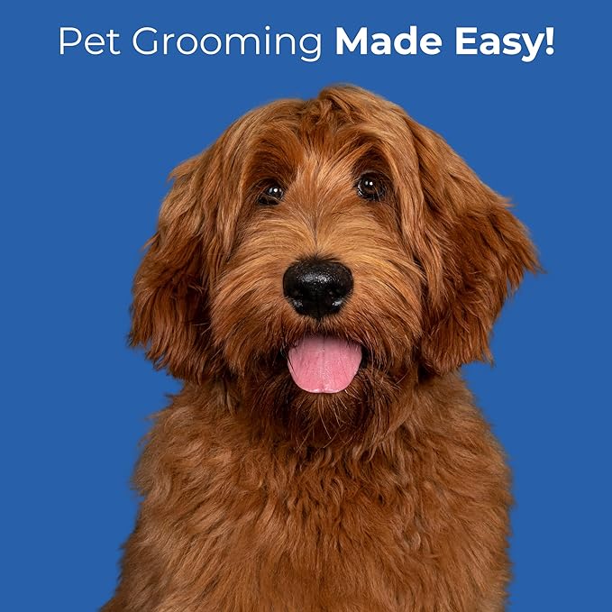 Freshly Bailey Pet Grooming Scissors Set with Round Tips for Dogs & Cats - Professional Grade Shears Safely Cut Through Dog or Cat Hair - Fur Trimming Made Easy - (Set of 2)