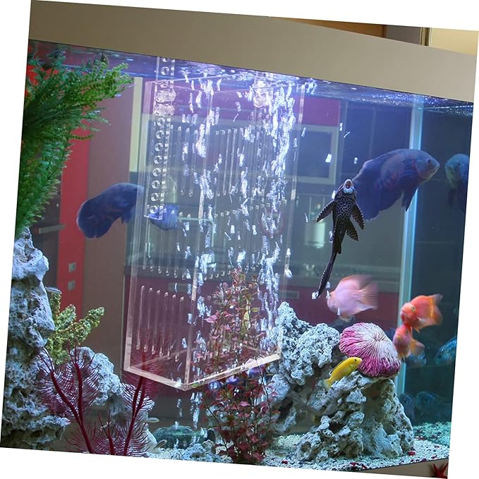 Sosoport Acrylic Incubator Fish Tank Divider Turtle Habitat Betta Fish Tank Separator for Breeding Aquarium Accessory