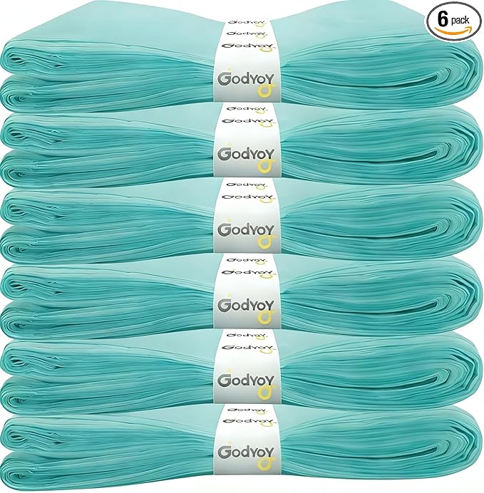 6 Pack Refill Compatible with Litter Champ Refill Bags Pail,Each 42.6 Foot Length Cat Litter Refill Bags, Extra 27% Thickness More Durable, Powerful Odor Eliminate,NO Mess